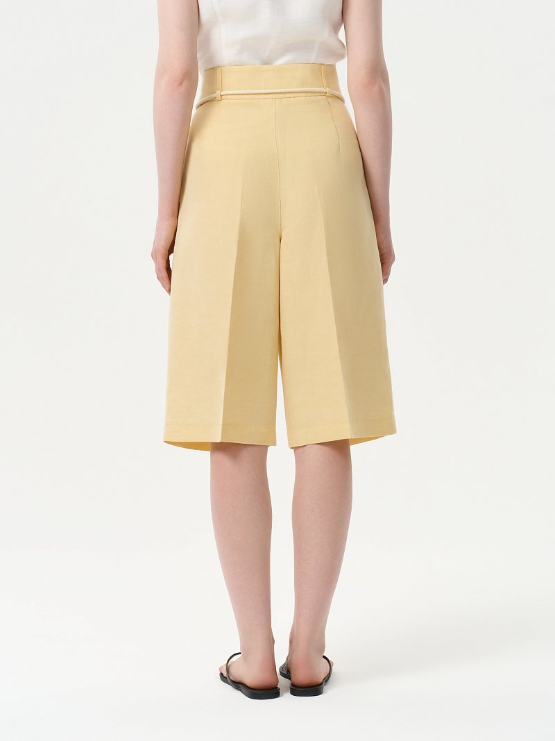 Бермуды со льном