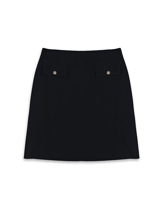 Юбка-мини с тиснеными пуговицами: фото №8