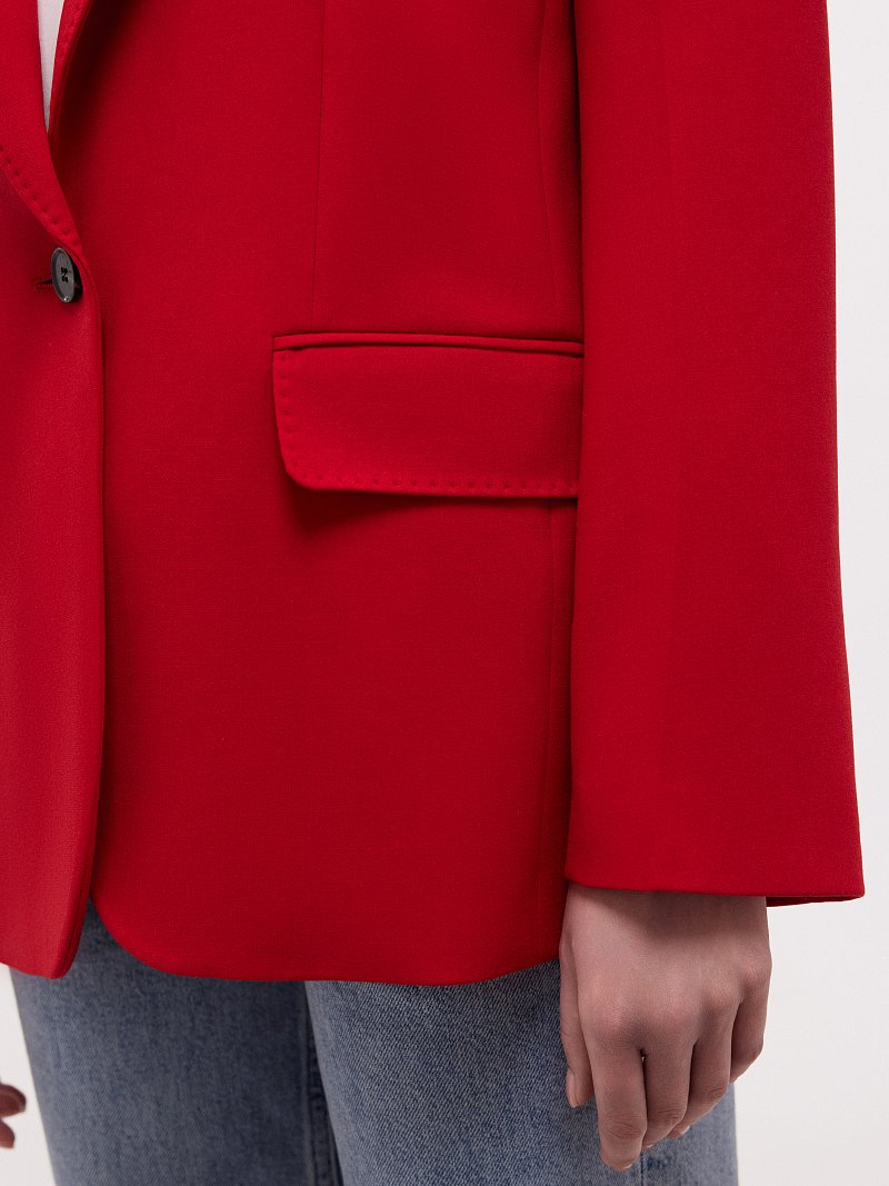 Однобортный жакет оверсайз (Р158)