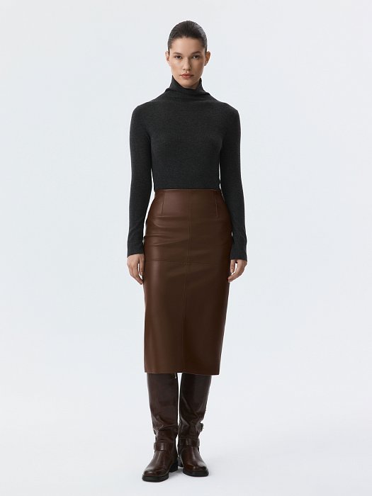Юбка-карандаш из экокожи : фото №7