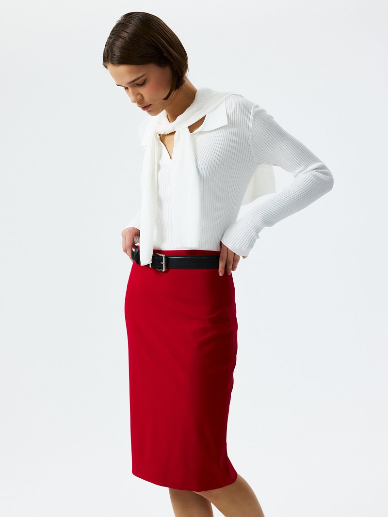 Юбка-карандаш из вискозы