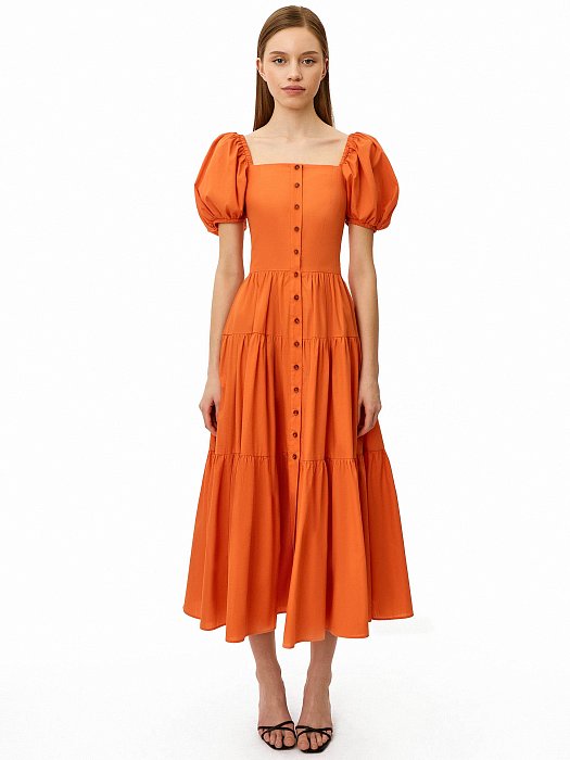 Платье с рукавами фонариками : фото №2