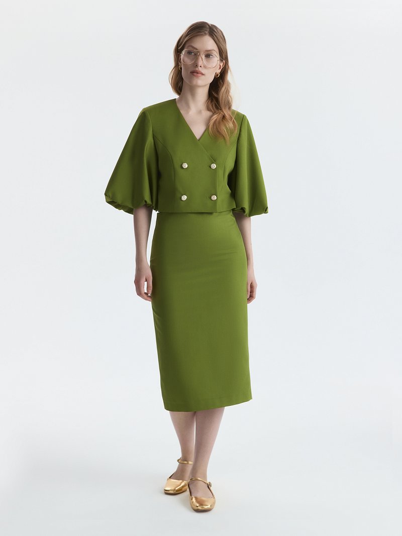 Классическая юбка-миди