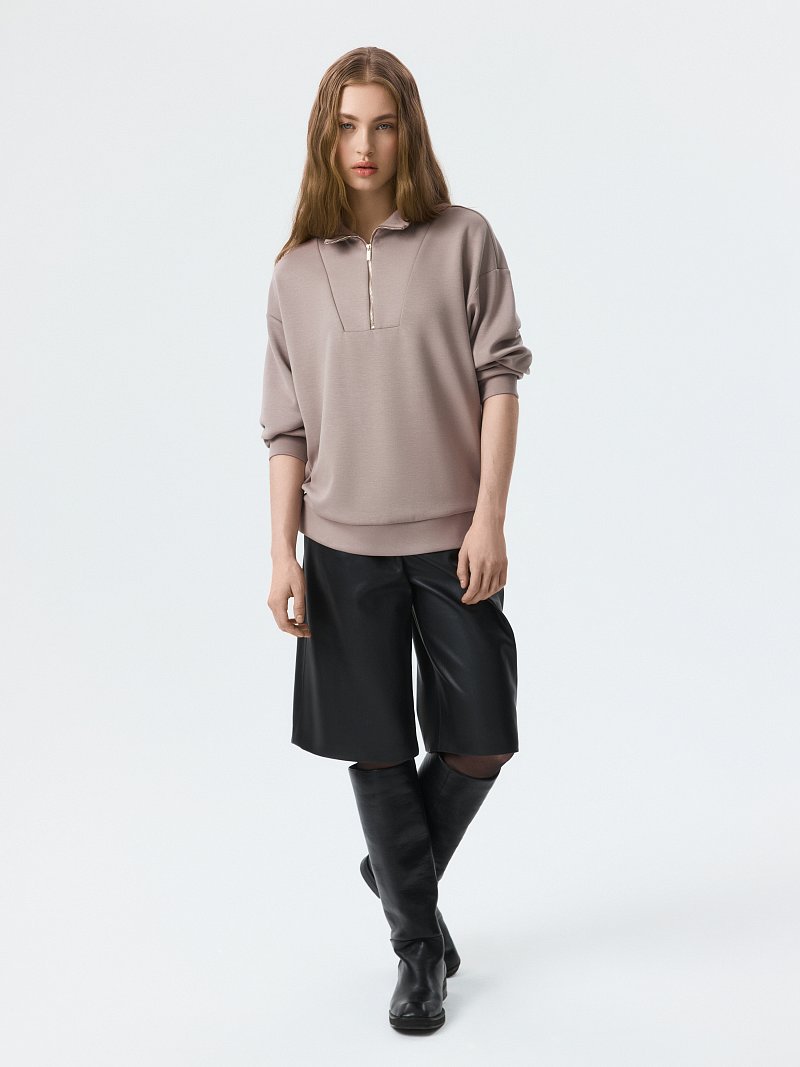 Шорты из экокожи