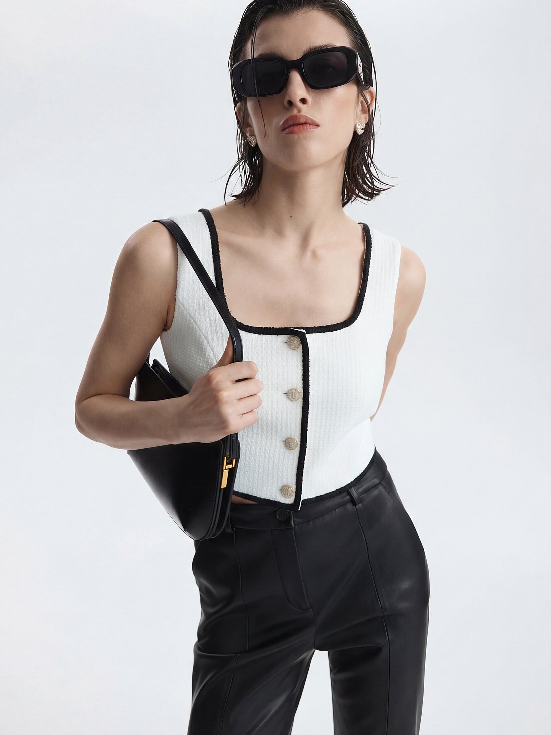 Жилет из твида: фото №1