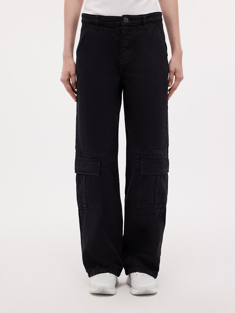 Джинсы-карго 