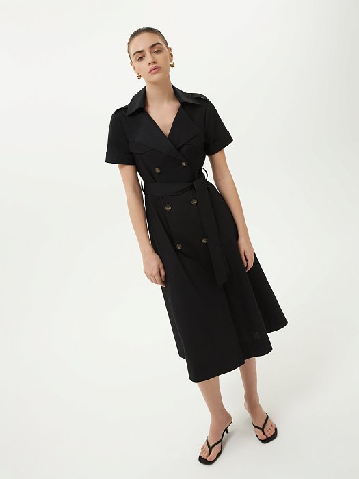 Платье-сафари из хлопка: фото №2