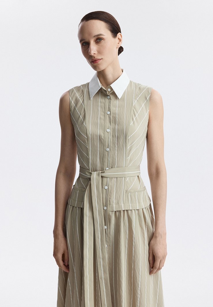 Платье в полоску