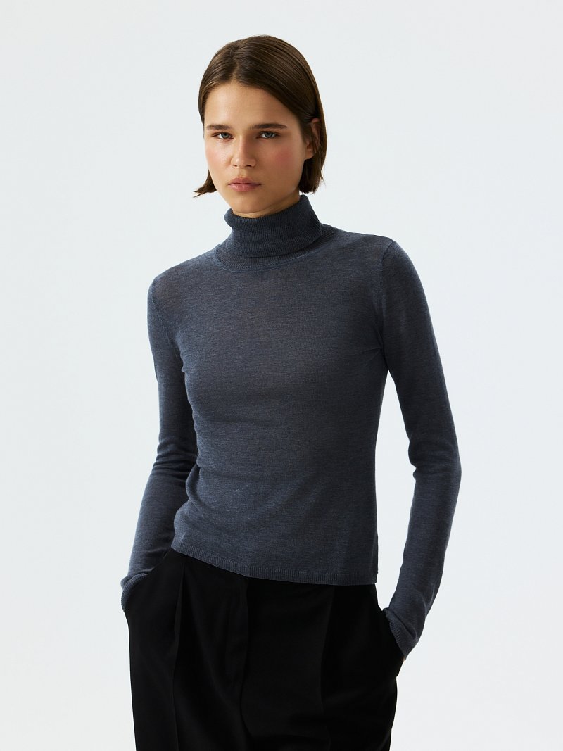 Водолазка с шерстью