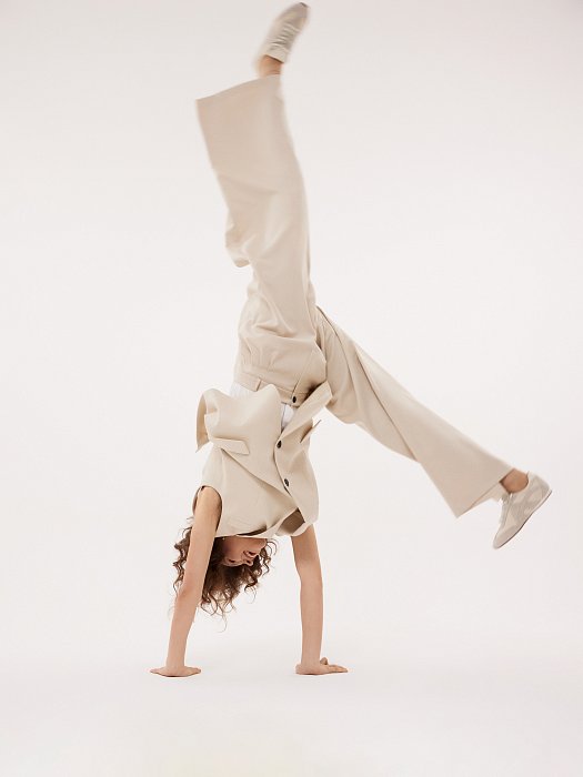 Прямой жилет оверсайз: фото №6