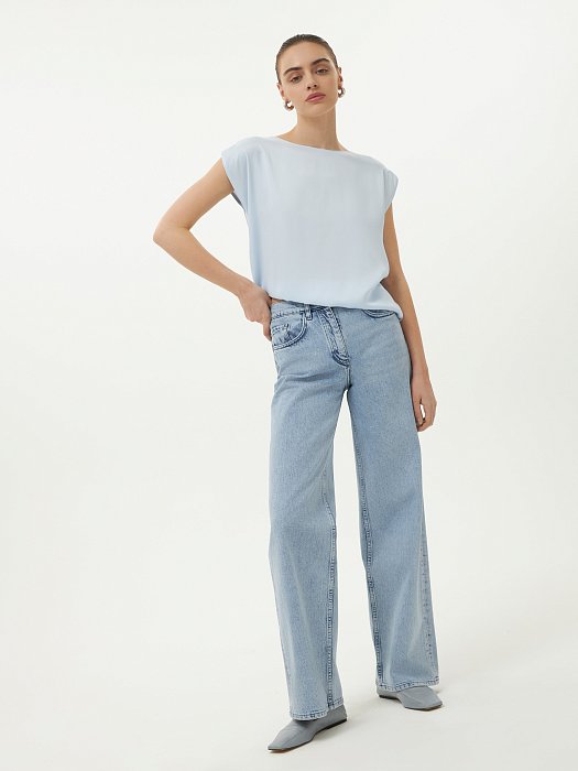 Широкие джинсы: фото №3