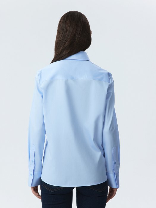 Рубашка со съемным галстуком: фото №5