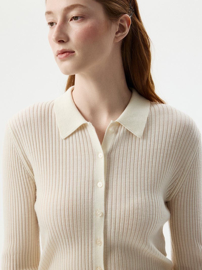 Кардиган из 100% шерсти