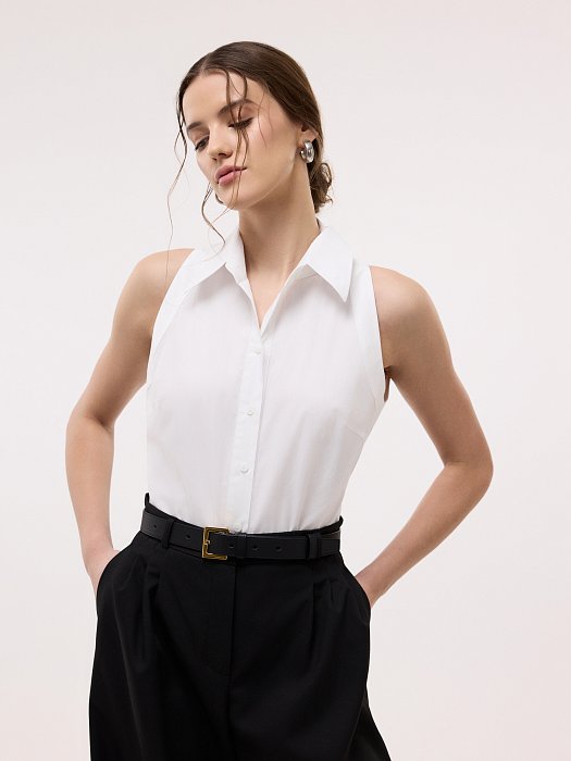 Боди-рубашка без рукавов: фото №2