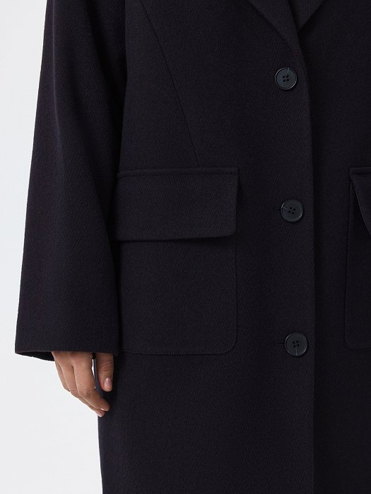 Свободное пальто «в елочку»: фото №4