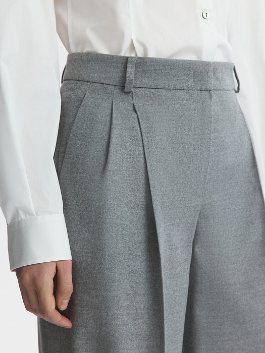 Широкие брюки из фланели: фото №4