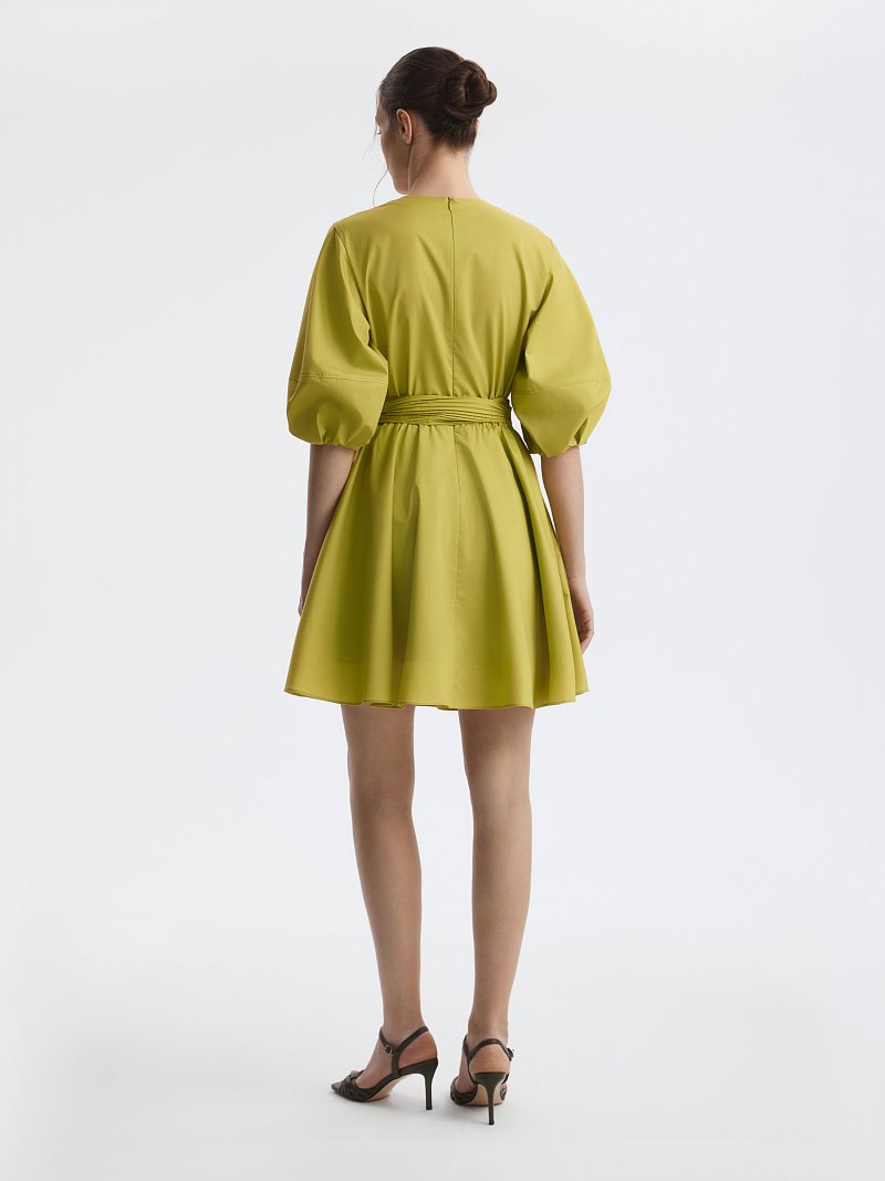 Платье из хлопка с поясом