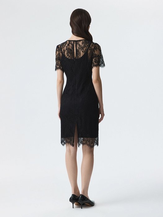 Кружевное платье-футляр (Р158): фото №3