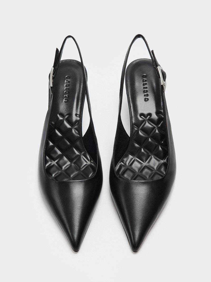 Туфли с открытой пяткой