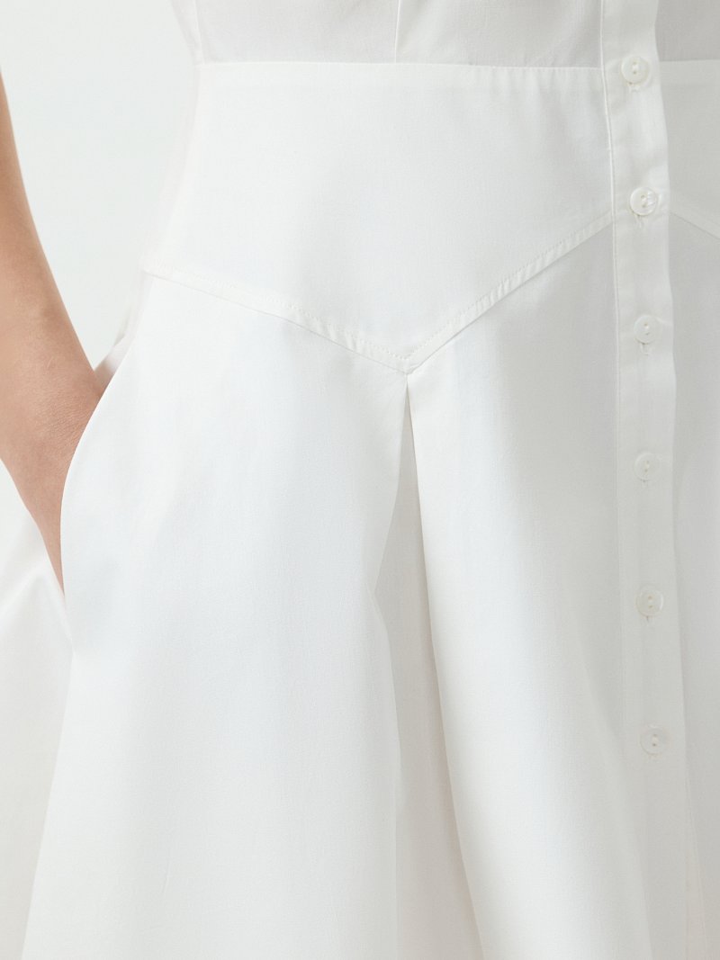 Платье-мини из натурального хлопка