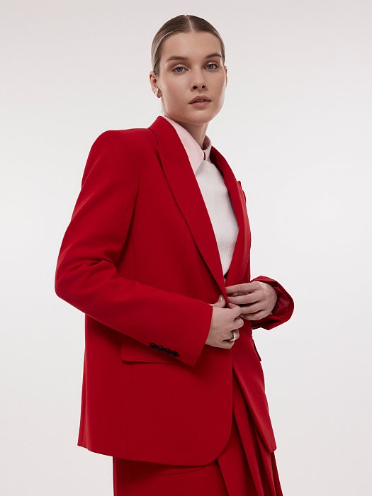 Однобортный жакет оверсайз: фото №4