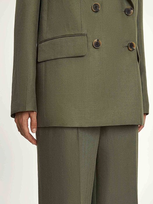 Прямой двубортный жакет : фото №4