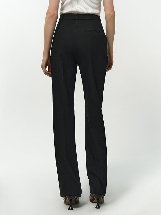 Прямые брюки из плотной ткани: фото №6
