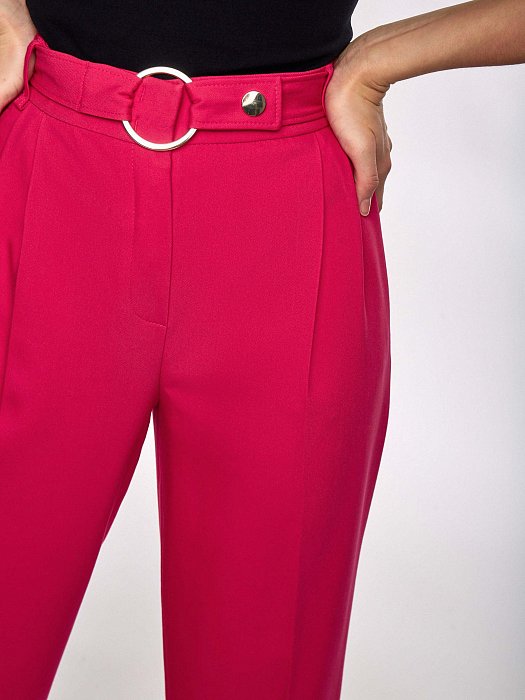 Брюки-бананы с поясом: фото №4