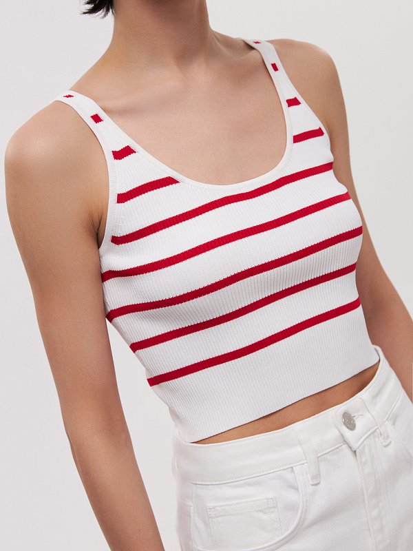 Кроп-топ в полоску