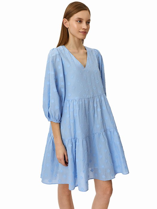 Трапециевидное укороченное платье : фото №5