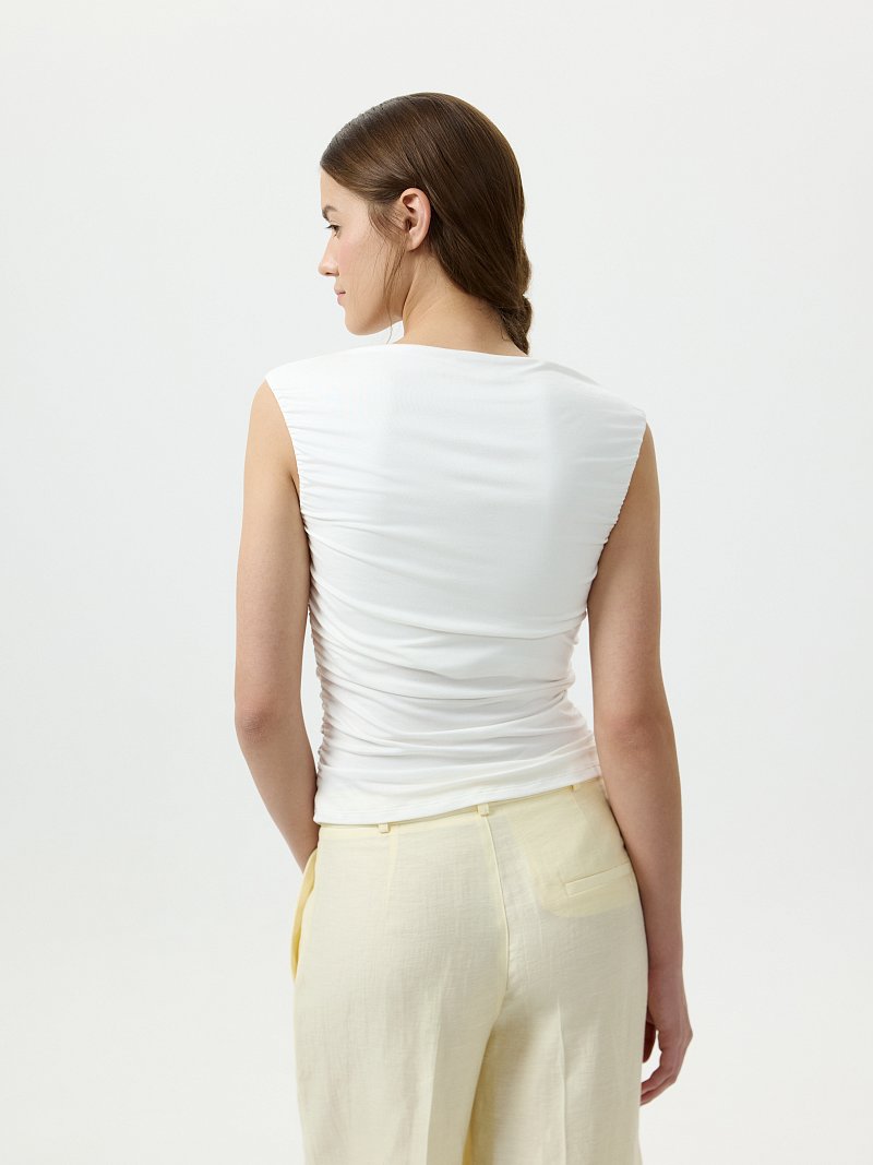 Топ с драпировками