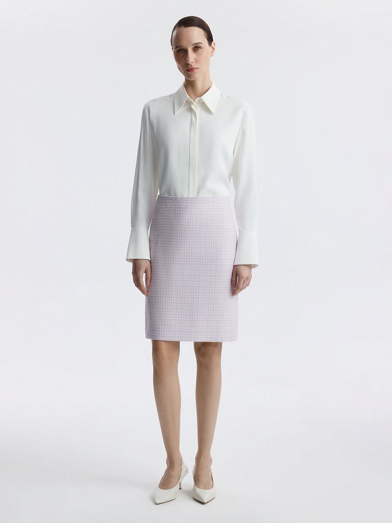 Мини-юбка из твида