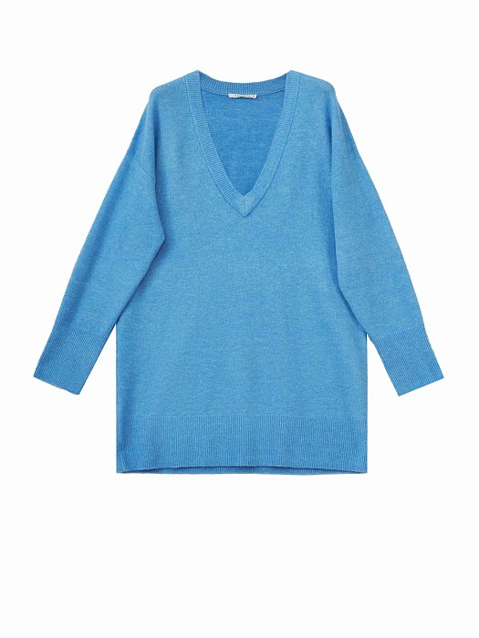 Пуловер с v-образным вырезом : фото №7