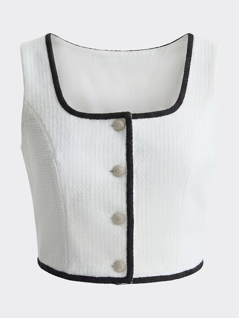 Жилет из твида