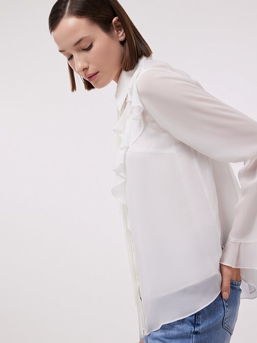 Блуза со съемным бантом: фото №2