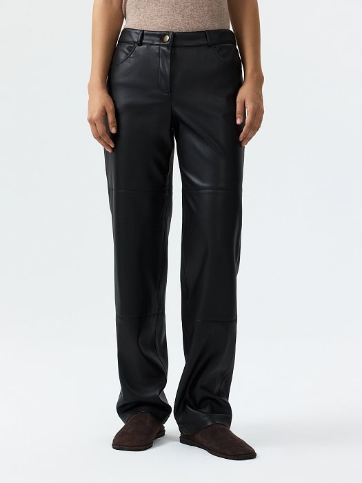 Брюки из экокожи: фото №4