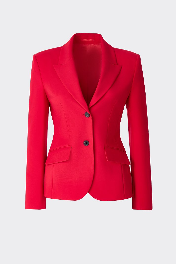 Приталенный жакет из вискозы