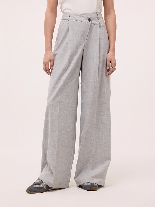 Брюки с асимметричным поясом: фото №2