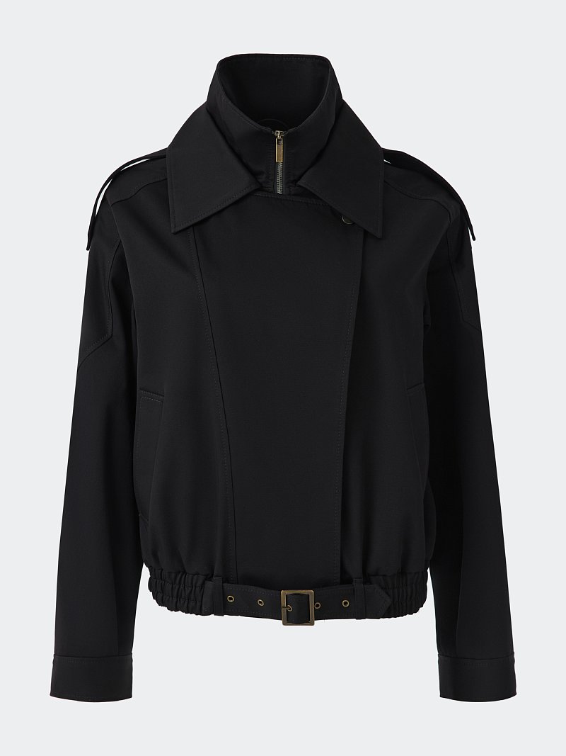 Объемная куртка из хлопка