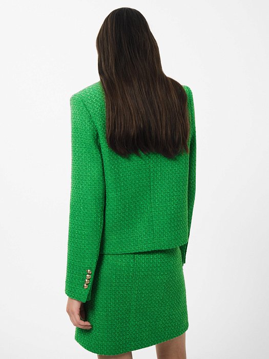 Жакет из фактурной ткани: фото №9