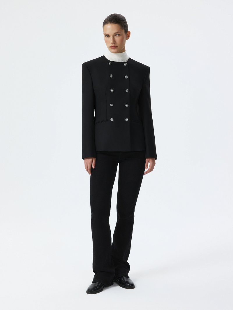 Жакет с круглым вырезом