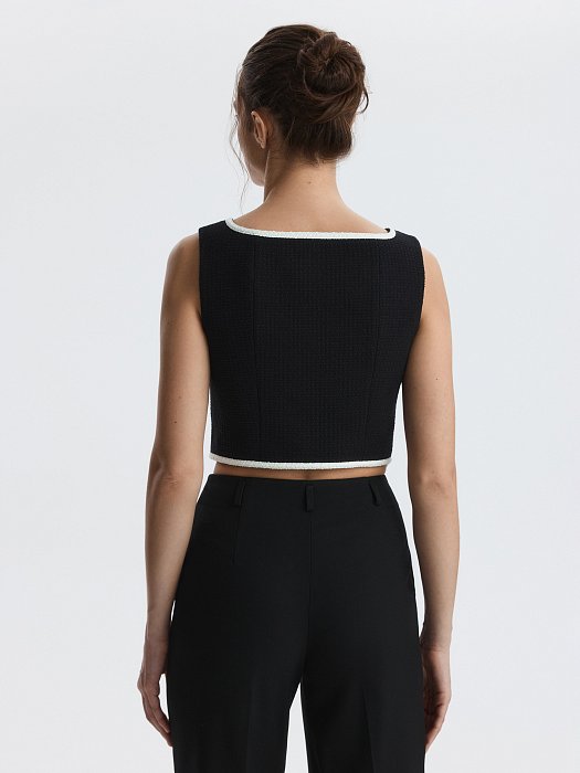 Жилет из твида: фото №5