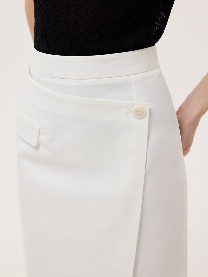 Юбка с имитацией запаха