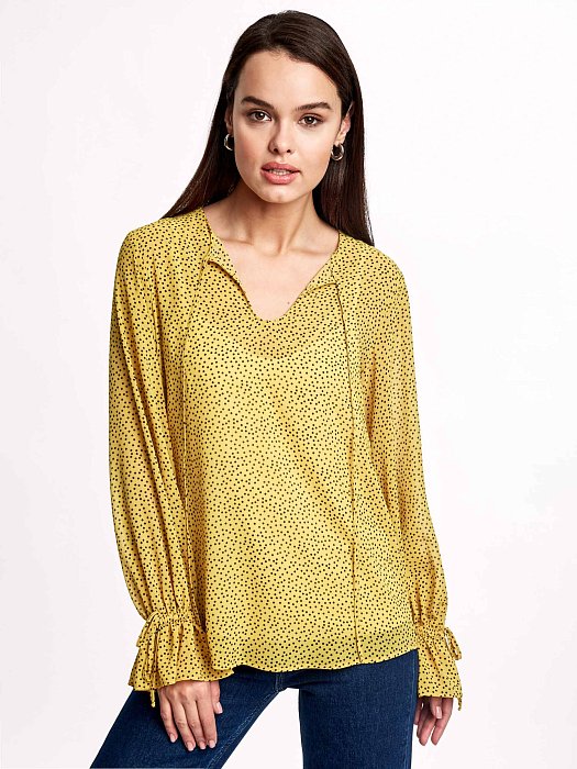 Свободная блуза из шифона: фото №3