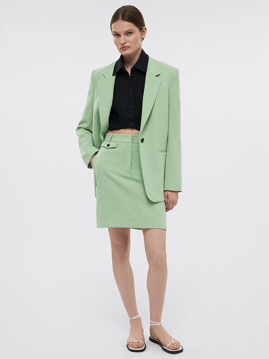 Прямая юбка с карманами: фото №5