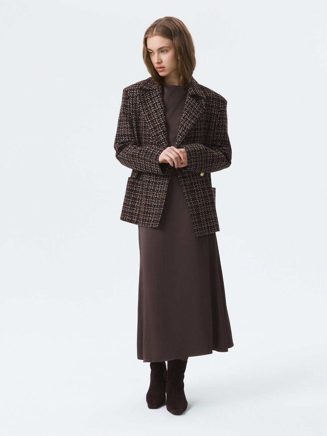 Атласный топ на молнии: фото №1