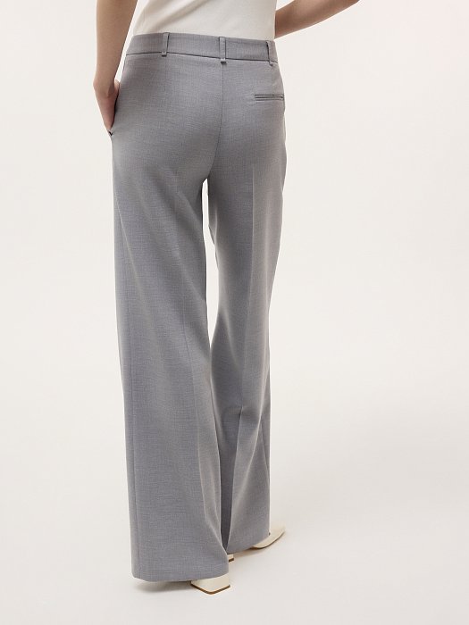 Расклешенные брюки со стрелками (Р158): фото №3