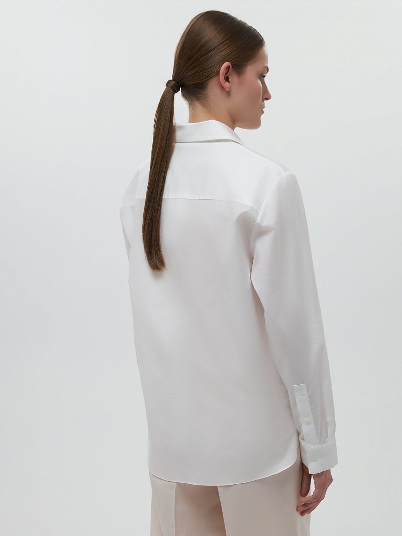 Классическая рубашка из хлопка