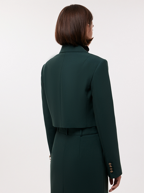 Жакет укороченного кроя