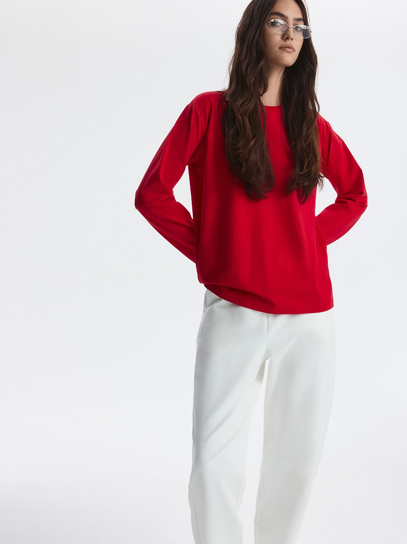 Трикотажные брюки из вискозы